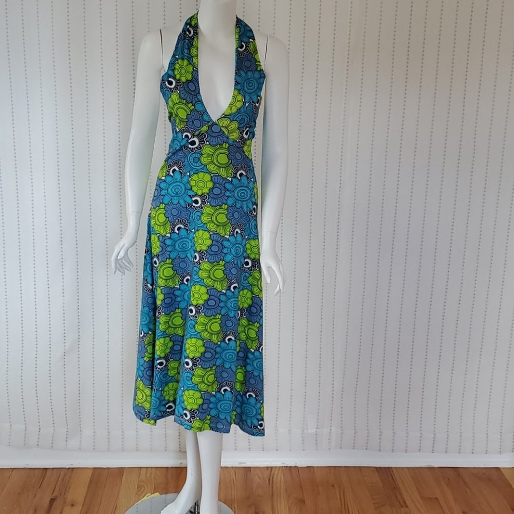 NWT Retro Halter Dress